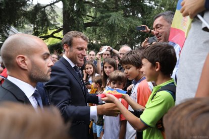El Copríncep Francés, Emmanuel Macron, va visitar Andorra el 2019.