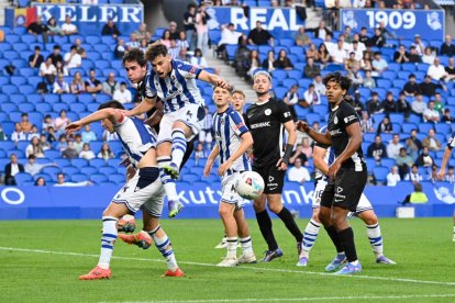 L'FC Andorra ha encaixat una dura derrota a Anoeta davant la Reial Societat B.