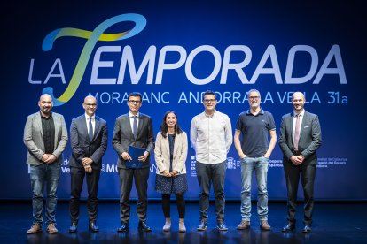 Un moment de la presentació de la Temporada MoraBanc Andorra la Vella.