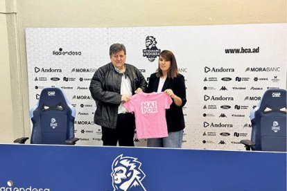 Saravia i De Felipe durant la presentació de la jornada.