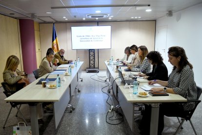 Un moment de la trobada.