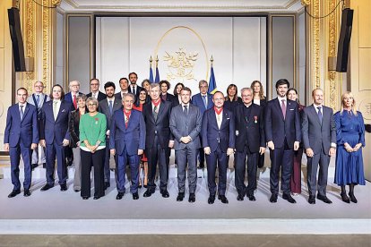 Els guardonats i els convidats, dimarts.