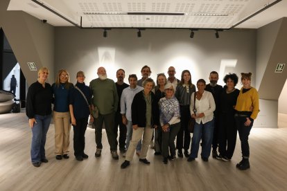Els artistes convidats de la mostra.