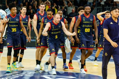 Celebració del triple impossible de Rafa Luz