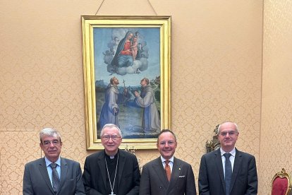 Baró, Parolin, Espot i Àlvarez, a la Santa Seu dilluns.