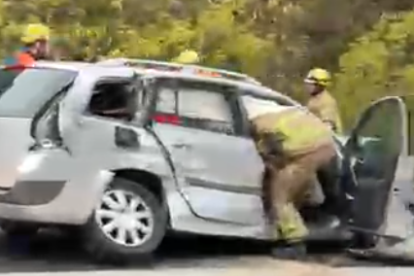 Imatge del turisme afectat.