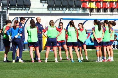 Entrenament de la selecció a Encamp.