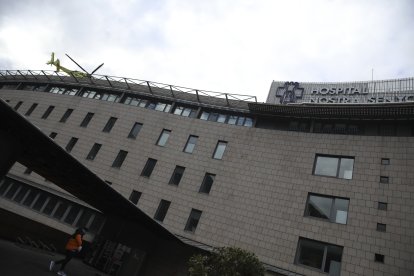 L’exterior de l’hospital Nostra Senyora de Meritxell.