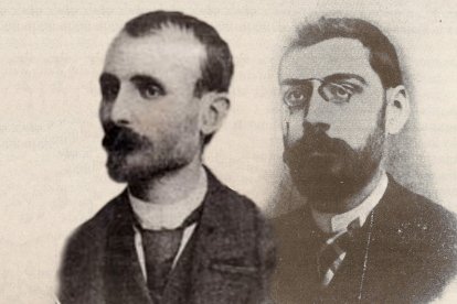 Josep Aladern i Jacint Vergés, autors de la lletra i el text de Lo Cant de la Valira.