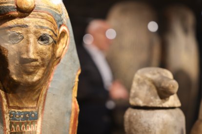 Una peça de la mostra de l'antic Egipte al CAEE.