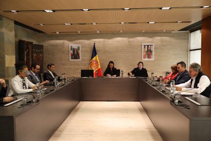 Sessió de comú d'Ordino celebrada aquesta tarda