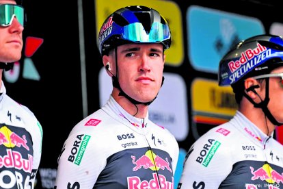 El resident Oier Lazkano, en una prova anterior.