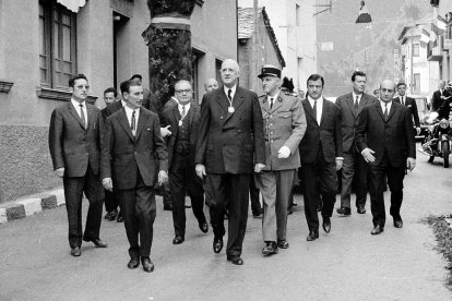 De Gaulle, visitant Andorra l’any 1967.