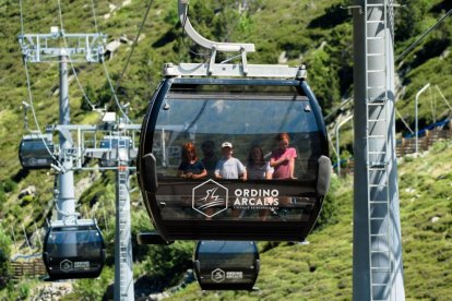 Un telecadira d'Ordino Arcalís