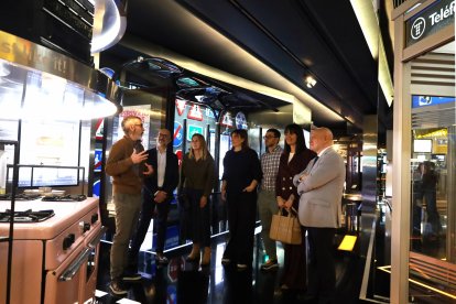 La delegació andorrana al Museu Valencià d'Etnologia de la Diputació de València.