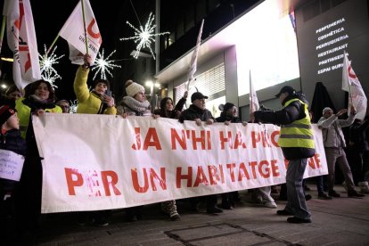 Mobilització pels preus de l’habitatge.
