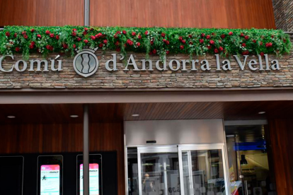 La façana del comú d'Andorra la Vella.