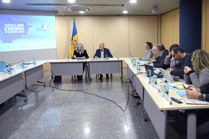 Diversos membres del comité rector del procès, reunits a l'assemblea ciutadabna, aquesta setmana