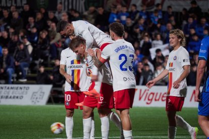 L’FC Andorra va eliminar el Valle de Egües a la primera ronda de la Copa del Rei.