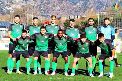 Plantilla de la Unió Esportiva Sant Julià el 2023.