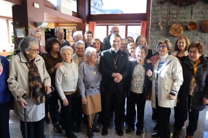 El Copríncep episcopal, Josep-Lluís Serrano, ha visitat la casa pairal d'Ordino