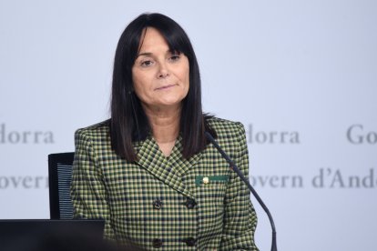 Mònica Bonell, ahir.