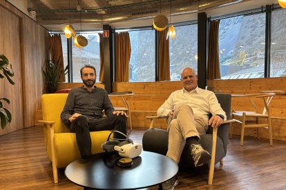 Marc Colomines (CEO de BLIT Entertainment) i Ignasi Martín (Director general d’ACTINN).