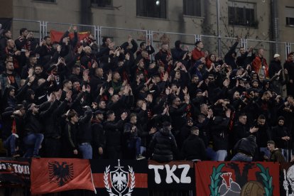 Andorra va caure a l’estadi d’Encamp davant d’uns mil cinc-cents seguidors albanesos.