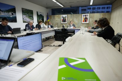 La reunió del Pacte d’Estat, dimecres.