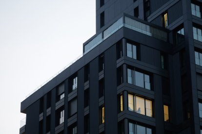 La pèrgola instal·lada a la torre Zenit.