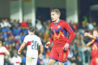 Balastegui, una de les novetats, amb la sub-21.