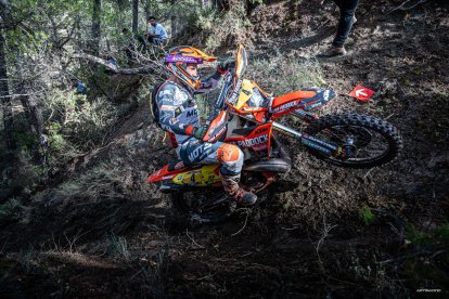 Marc Font, durant la darrera cursa.