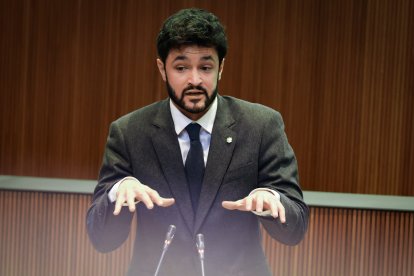 El líder de Concòrdia, Cerni Escalé, al Consell General