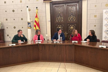 L'acte de presentació de la subvenció que ha tingut lloc a la Seu d'Urgell.