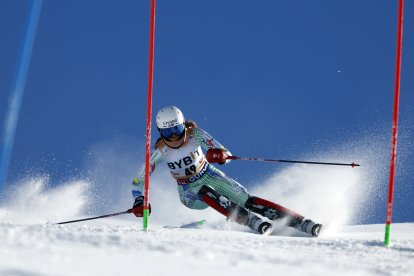 Carla Mijares, a l’eslàlom de Gurgl.