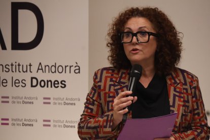 La secretària general de l'Institut d'Andorra de les Dones, Judith Pallarés.