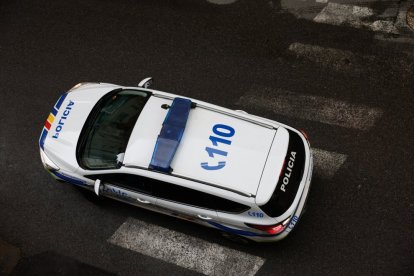 Un vehicle de la policia.