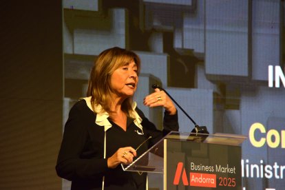 Marsol, en un acte ahir.