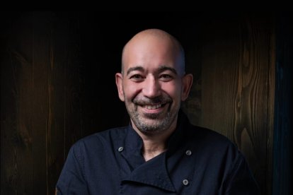 Oscar Villalba és el xef del restaurant Les Pardines 1819