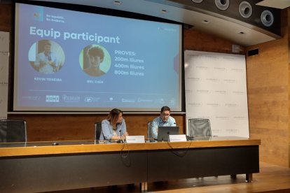 Maria Suárez, directora de banca país d’Andbank, i Alfonso Maltrana, director tècnic de la FAN