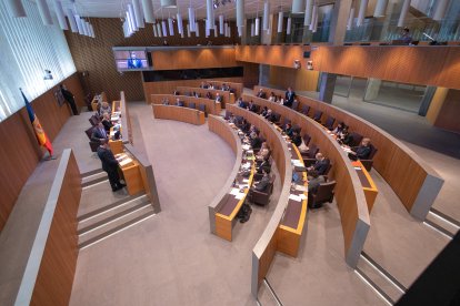 La sessió del Consell General d'aquest matí.