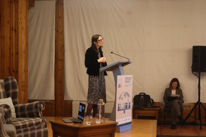 La ministra de Justícia i Interior, Ester Molné al Fòrum EFA.