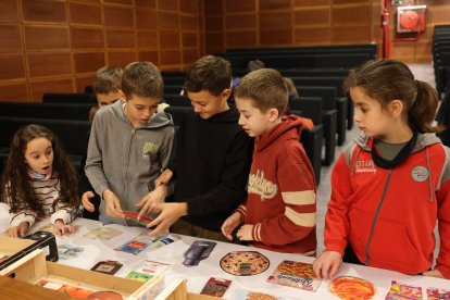 Els nens durant una activitat.