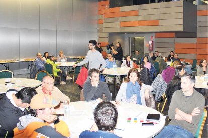 Procés participatiu per decidir el pla d’acció de la reserva, el 2019.