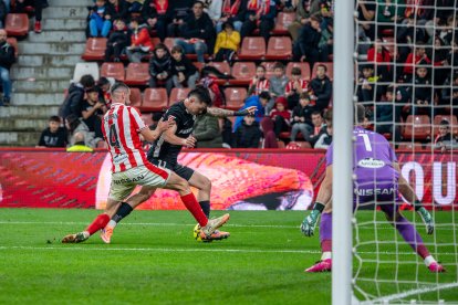 Lautaro, autor del gol de l’FC Andorra a Gijón.
