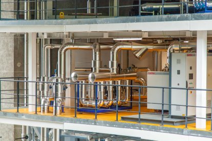 La central de FEDA a Escaldes.