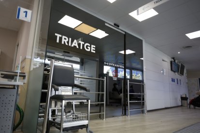 El servei d’Urgències de l’hospital.