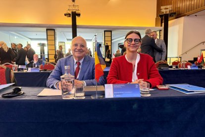 La delegació andorrana a Portugal.