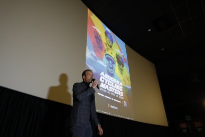 Jordi Torres, a la presentació del documental de l’Andorra Cycling Masters.