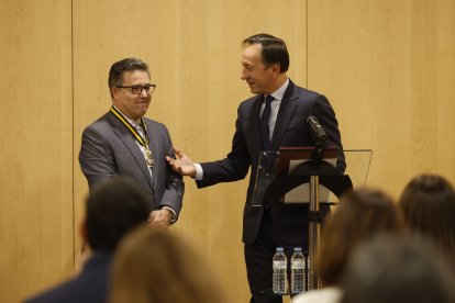 José Augusto Duarte amb José Luís Gonçalves Carvalho.